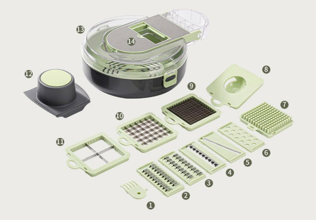 Coupe-légumes multifonction 9 en 1