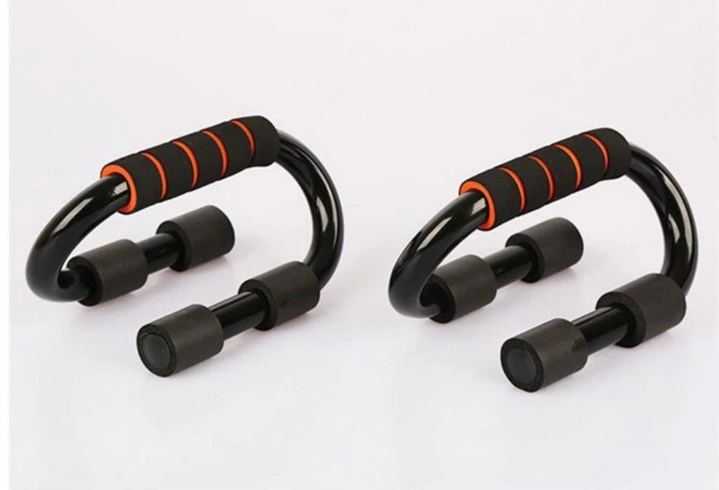 Barres de Pompes Professionnelles en Acier – Paire de Poignées Fitness Antidérapantes