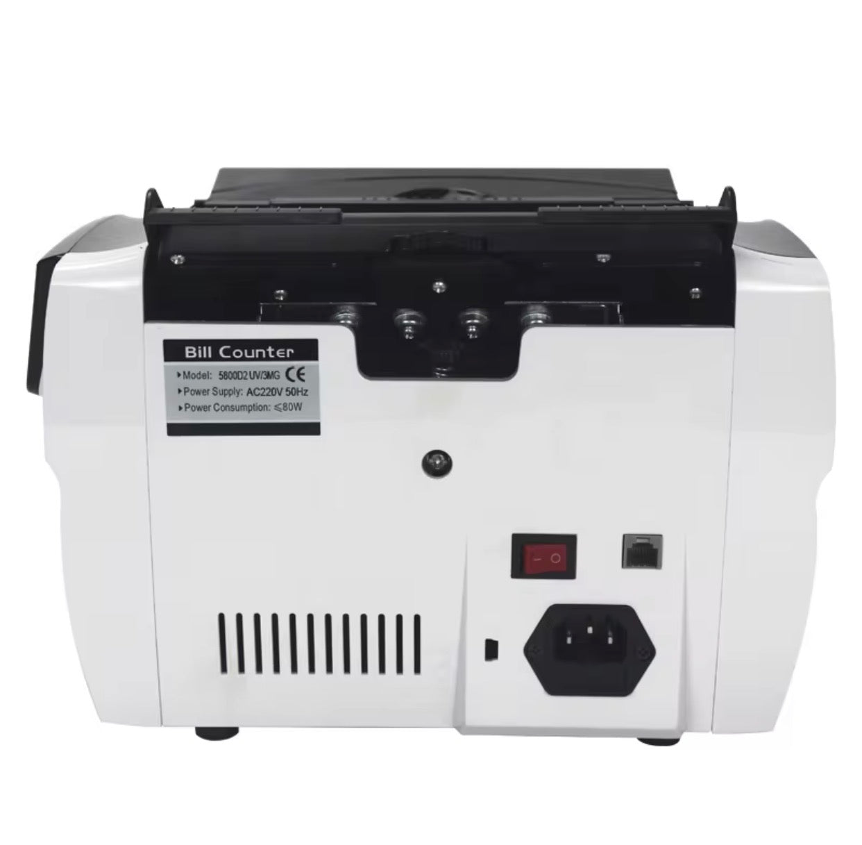 Compteuse de Billets Multi-Devises 5800D2 UV/3MG - Haute Précision avec Détecteur de Faux Billets et Double Écran LCD