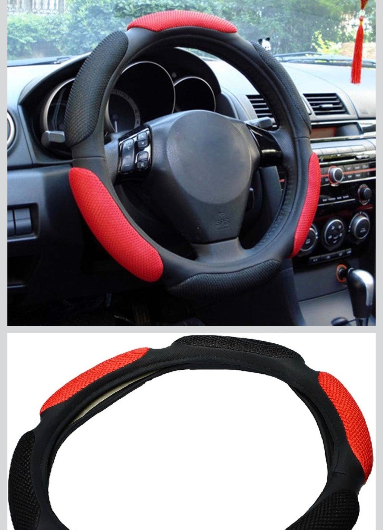 Couvre-Volant de Voiture Sportif et Respirant – Confort & Antidérapant