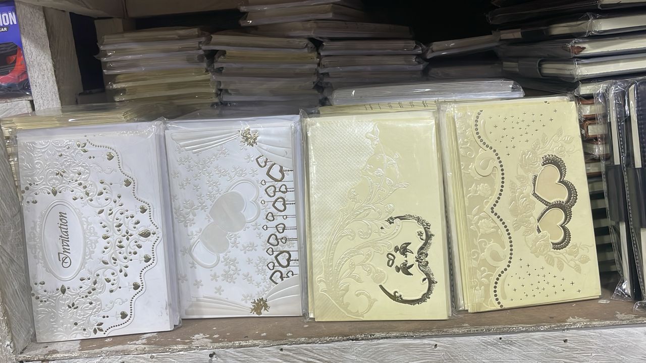 10 Cartes d'Invitation Élégantes Ivoire (Lot de 10)