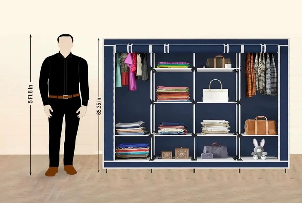 Armoire de Rangement Portable Nao Ge - Tissu Durable & Structure Acier