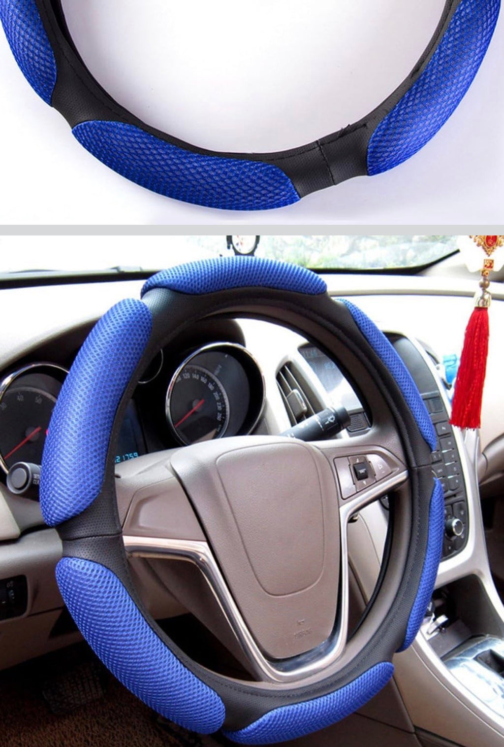 Couvre-Volant de Voiture Sportif et Respirant – Confort & Antidérapant