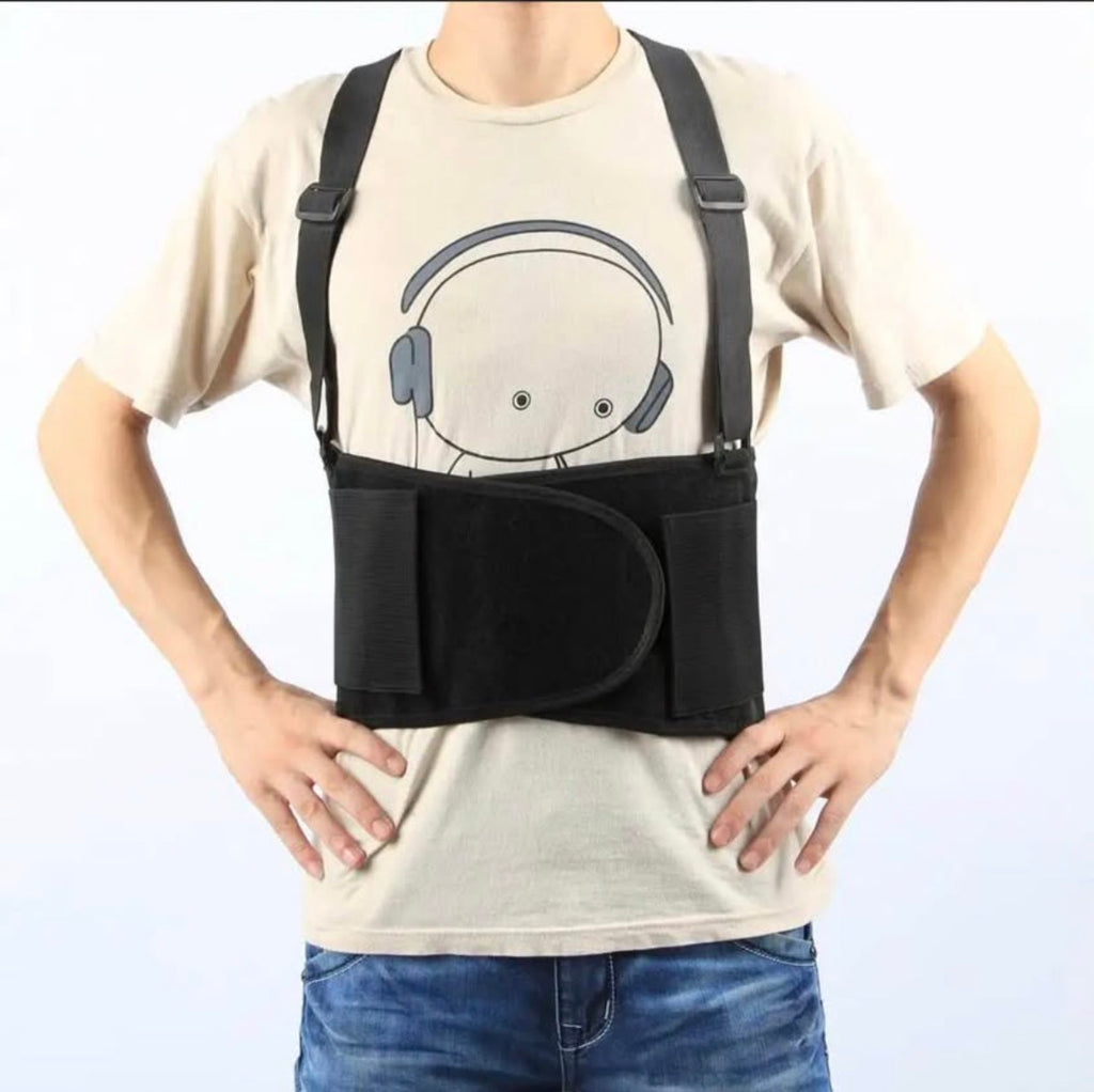 Ceinture de soutien lombaire avec bretelles ajustables - Modèle 306