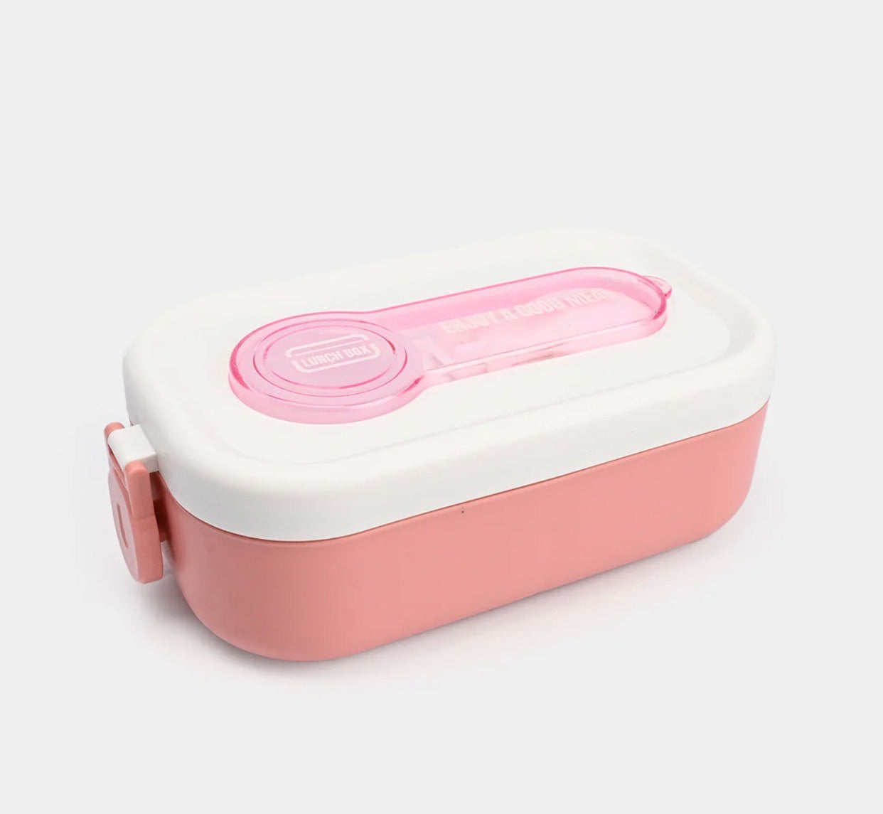 Boîte à Lunch Bento Rose Pastel – Hermétique avec Couvert Inclus
