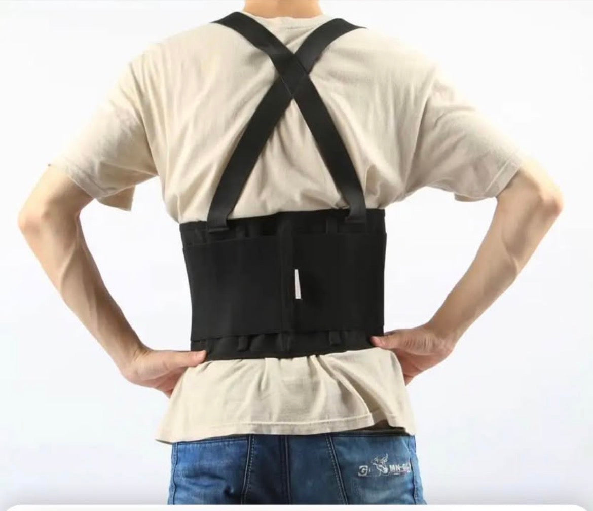 Ceinture de soutien lombaire avec bretelles ajustables - Modèle 306